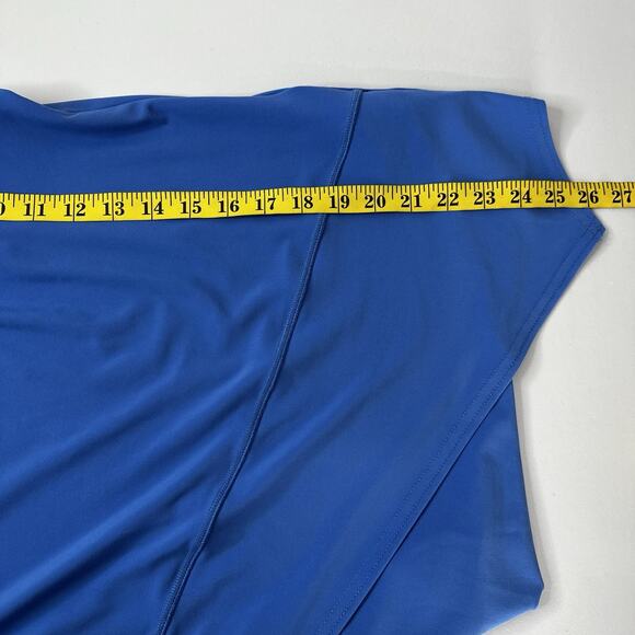 Joseph Ribkoff Top Shirt Tunic Womens 10 Blue Slinky Office Career Stretch - Picture 7 of 9